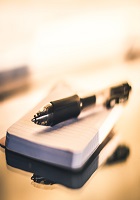 notatnik, długopis, The Creative Commons CC0 License